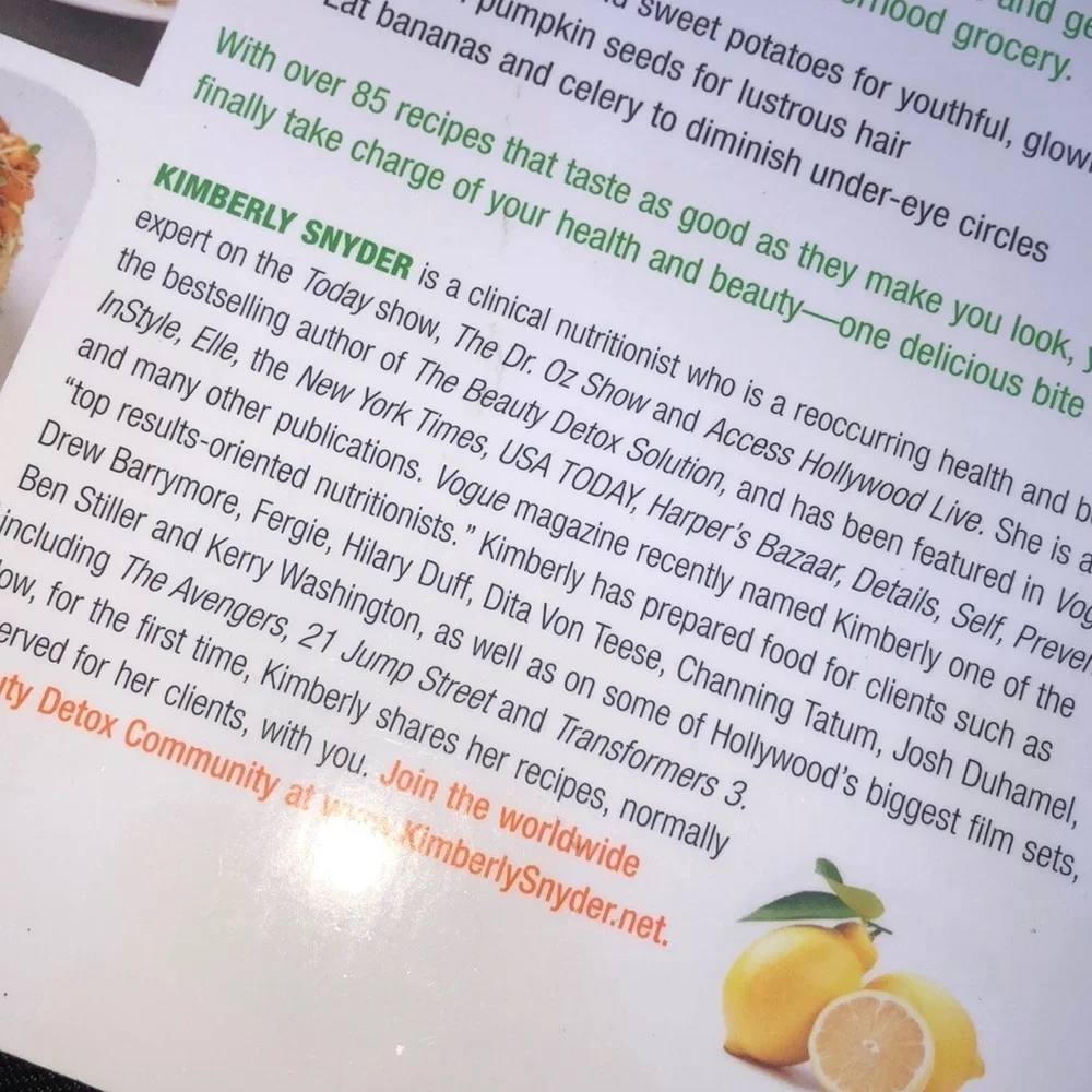 The Beauty Detox health/raw foods/vegan book